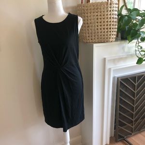 Gap Twist Front Knit Dress in Black - Size S